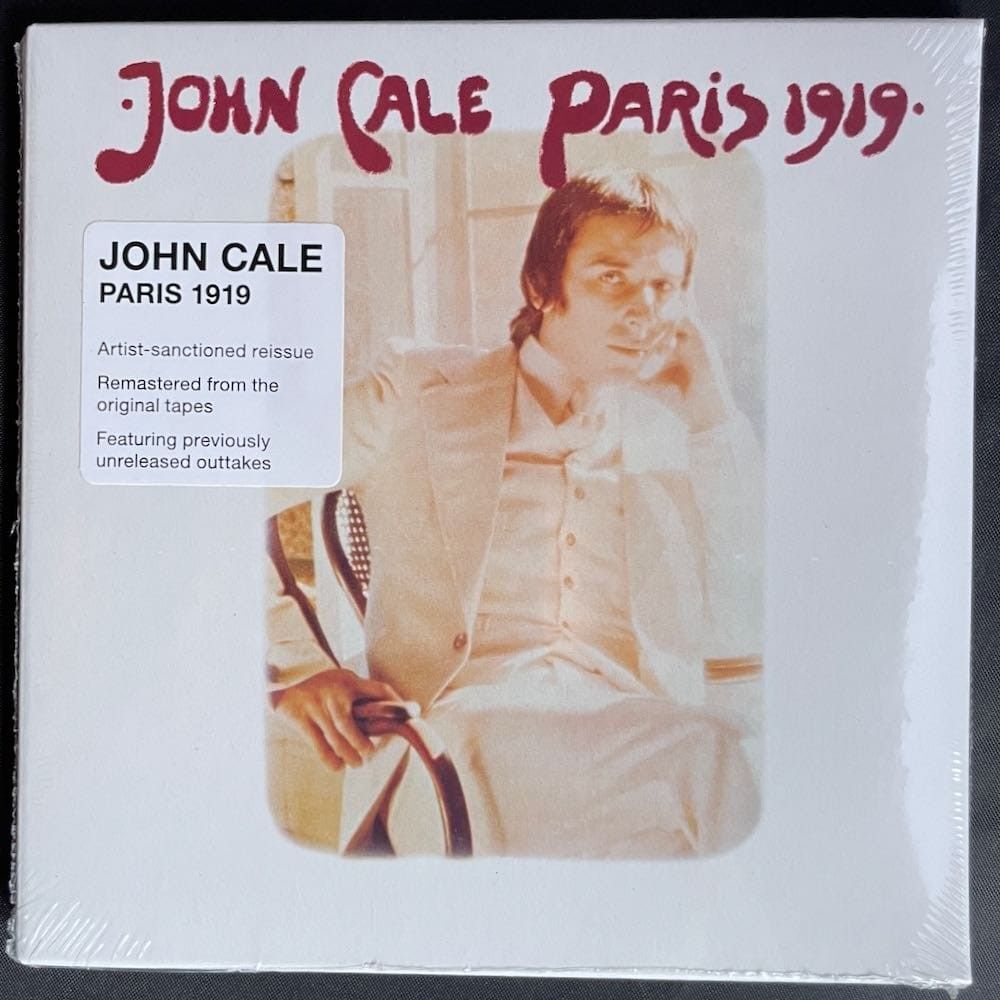 John Cale – Paris 1919 – Remastered Compact Disc, CD, Domino, 2024 NEW Sealed